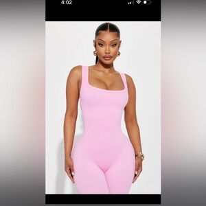 Bubblegum Pink Jumpsuit